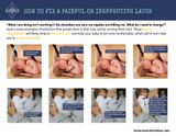 Handout with multiple images of small adjustments to make while breastfeeding to get a good lat. Full details in the article